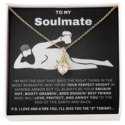To My Soulmate, I'll Give You The D... Luxury Alluring Necklace