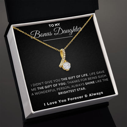 To My Bonus Daughter | The Alluring Beauty Necklace