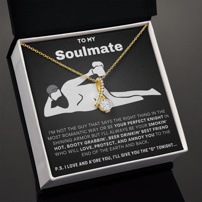 To My Soulmate, I'll Give You The D... Luxury Alluring Necklace