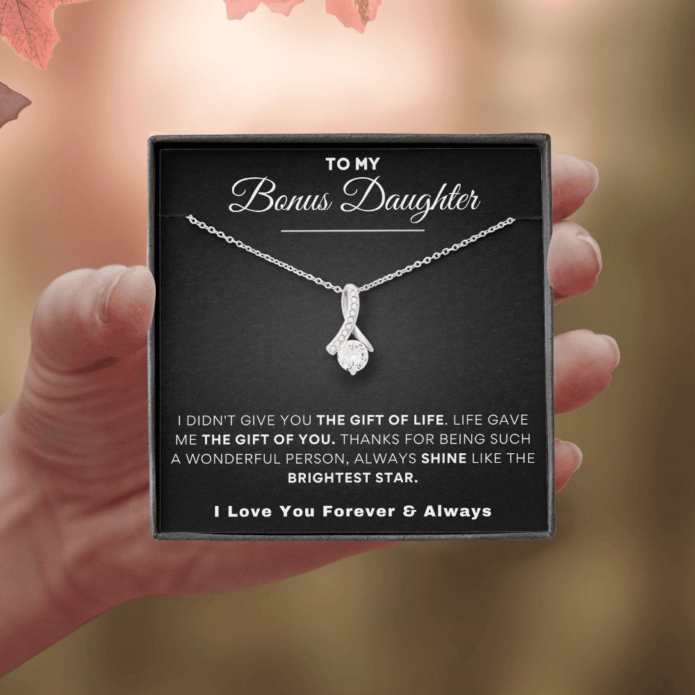 To My Bonus Daughter | The Alluring Beauty Necklace