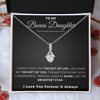 To My Bonus Daughter | The Alluring Beauty Necklace