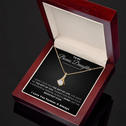 To My Bonus Daughter | The Alluring Beauty Necklace
