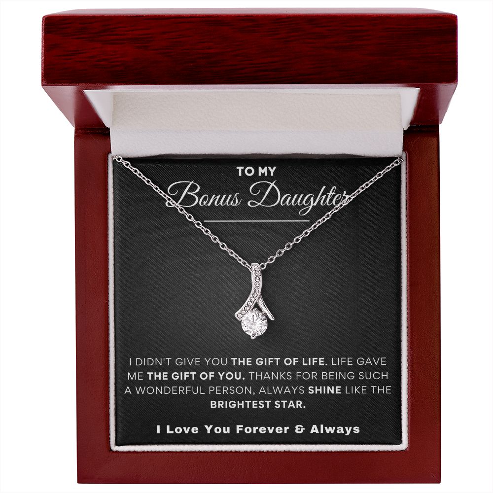 To My Bonus Daughter | The Alluring Beauty Necklace