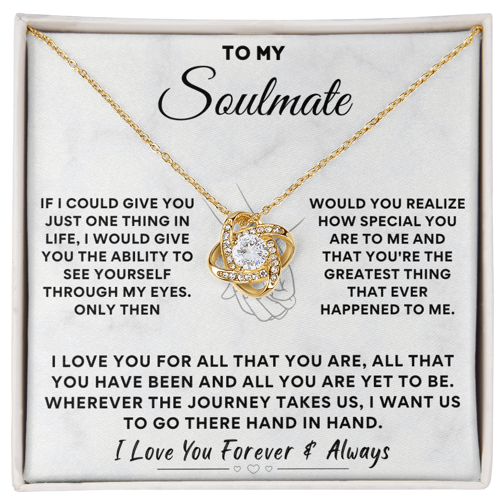 To My Soulmate, Hand In Hand...