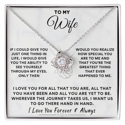 To My Wife, Hand In Hand...