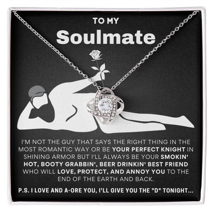 To My Soulmate... | Premium Love Knot Necklace
