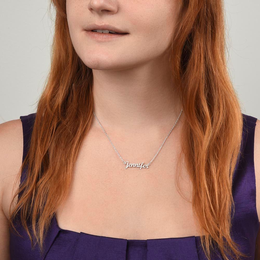 To My Badass Daughter, My Princess...Custom Name Necklace!