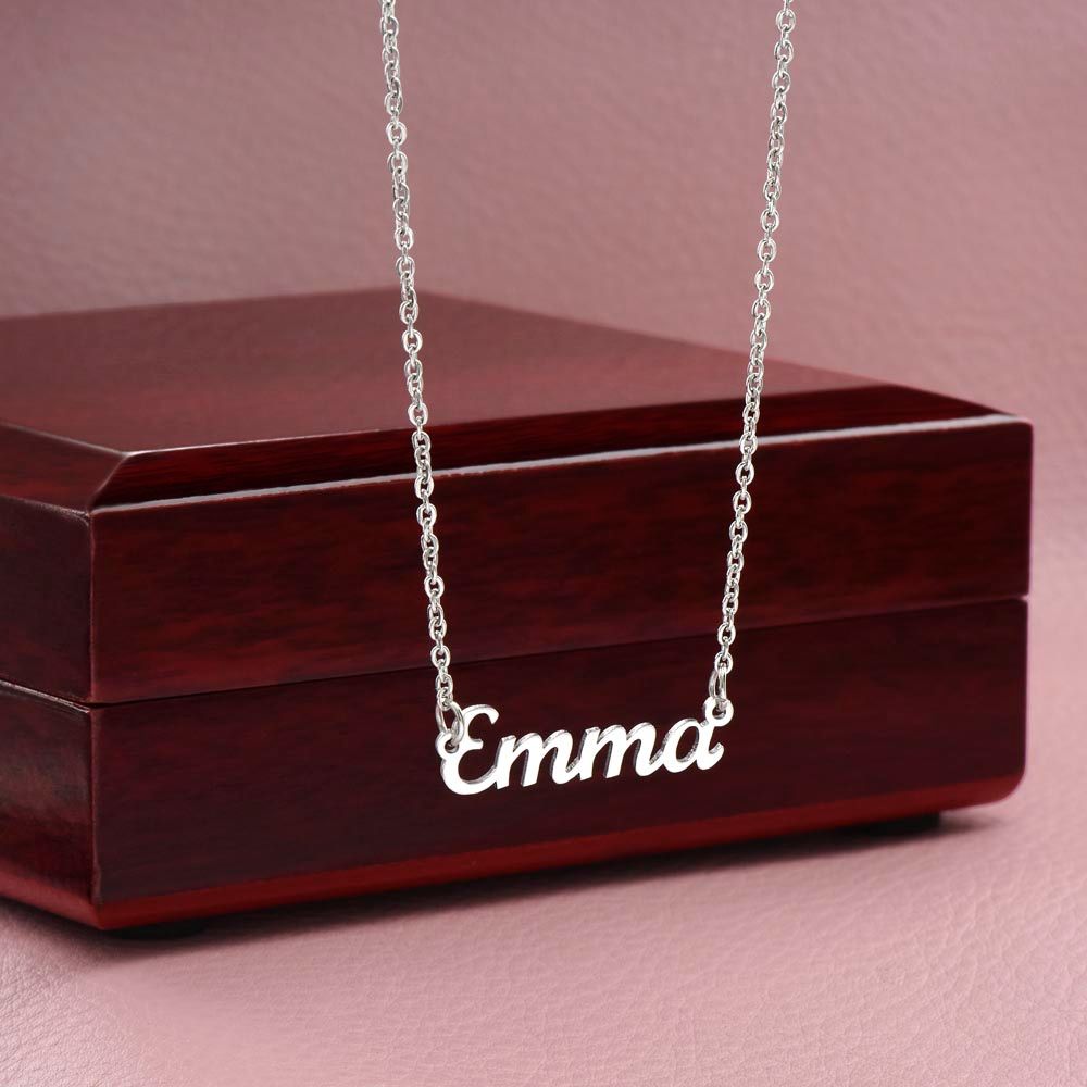 To My Badass Daughter, My Princess...Custom Name Necklace!