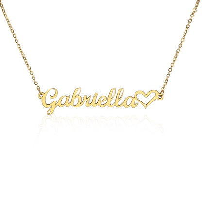 Exclusive Personalized Heart Name Necklace...