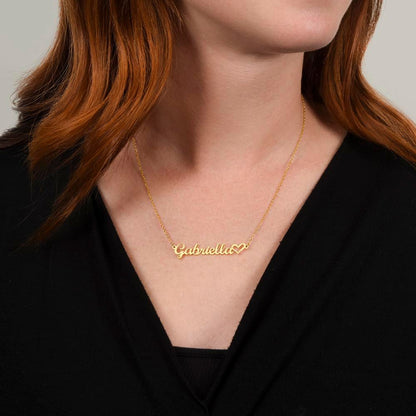 Exclusive Personalized Heart Name Necklace...