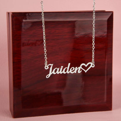 Exclusive Personalized Heart Name Necklace...