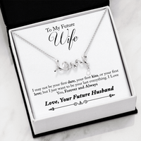 High Polished .316 Surgical Steel Scripted Love