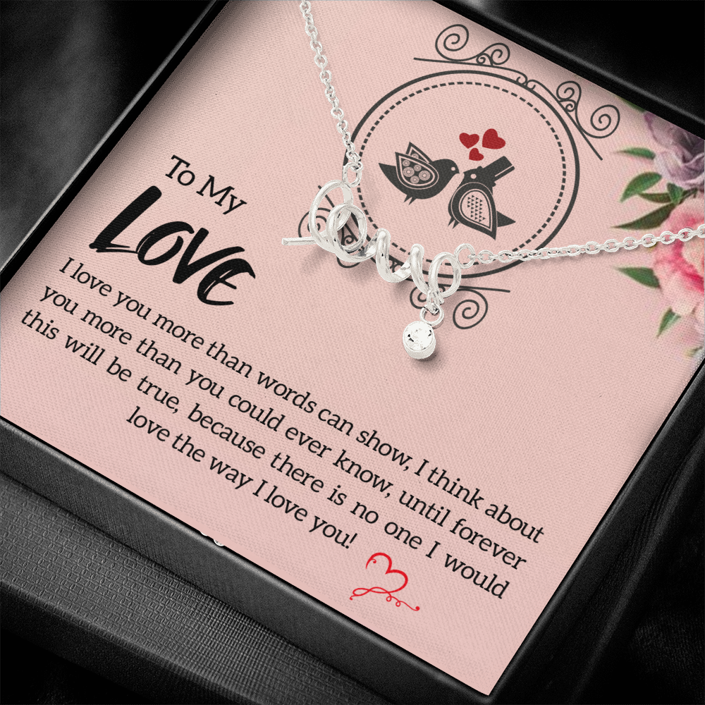 To My Love, I Love You...