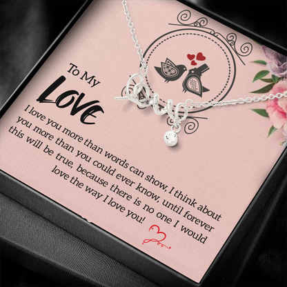 To My Love, I Love You...