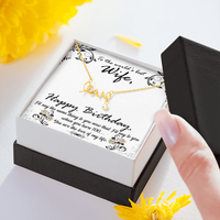 18k Yellow Gold Scripted Love