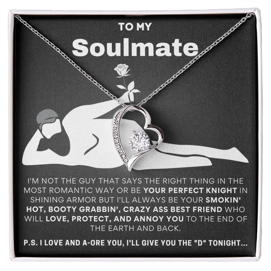 To My Soulmate, I'll Give You The D... Luxury Forever Love Necklace