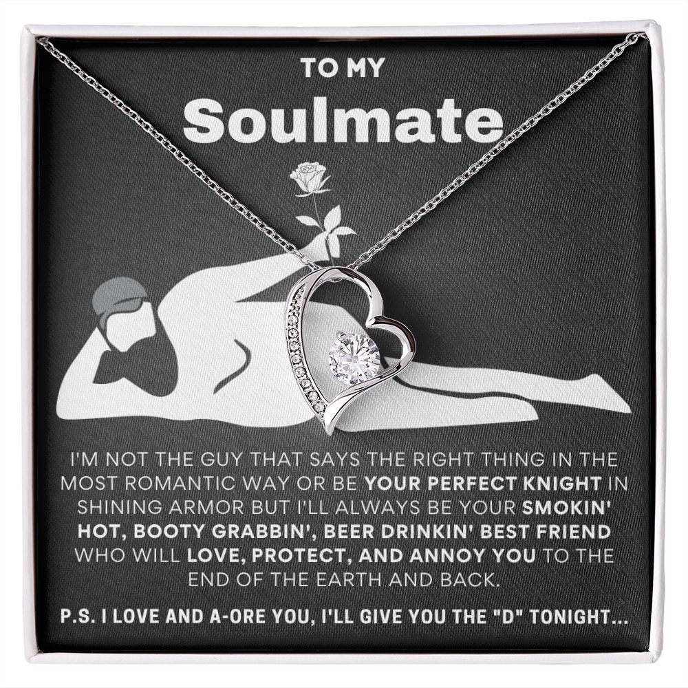 To My Soulmate, I'll Give You The D... Luxury Forever Love Necklace