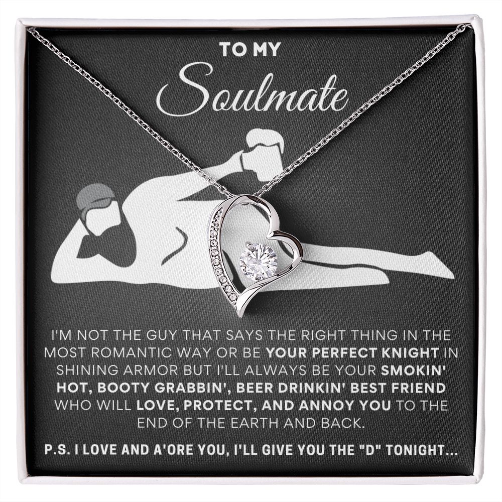 To My Soulmate, I'll Give You The D... Luxury Forever Love Necklace