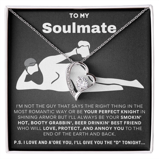 To My Soulmate, I'll Give You The D... Luxury Forever Love Necklace