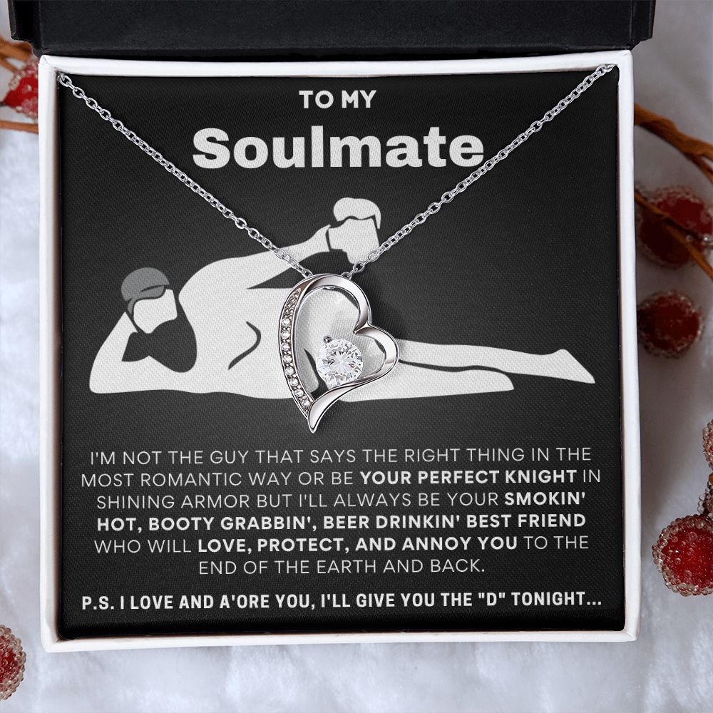 To My Soulmate, I'll Give You The D... Luxury Forever Love Necklace