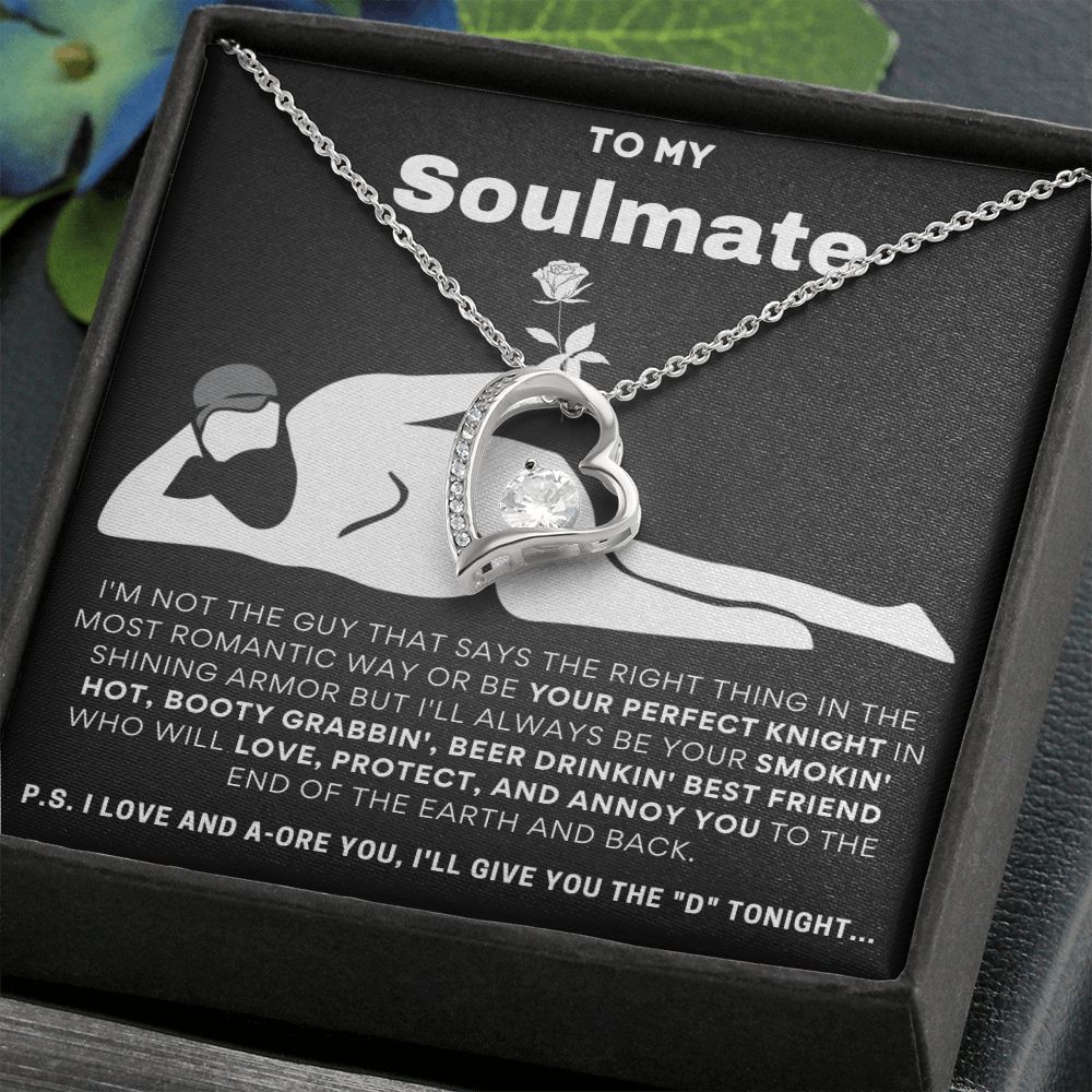 To My Soulmate, I'll Give You The D... Luxury Forever Love Necklace