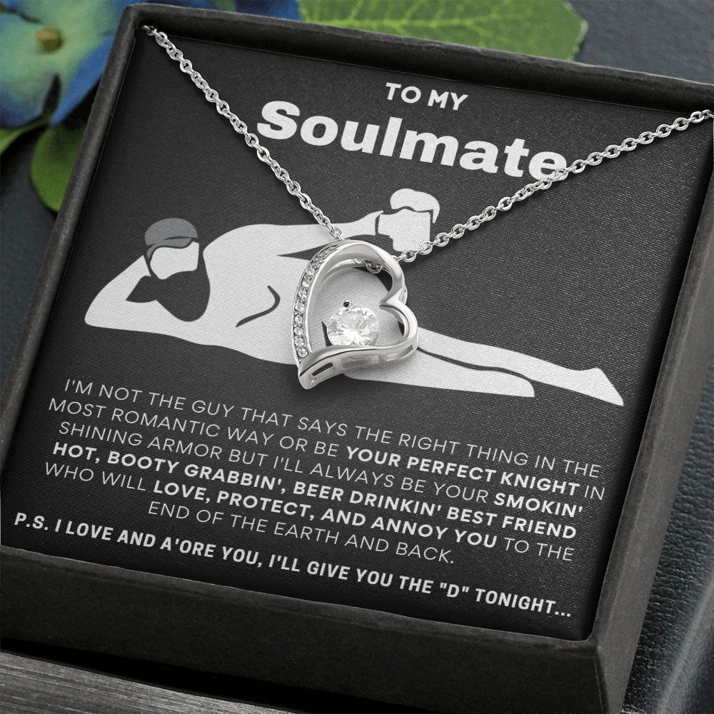 To My Soulmate, I'll Give You The D... Luxury Forever Love Necklace