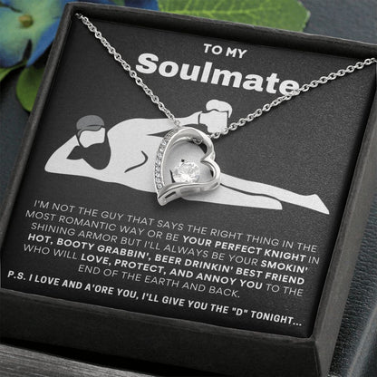 To My Soulmate, I'll Give You The D... Luxury Forever Love Necklace