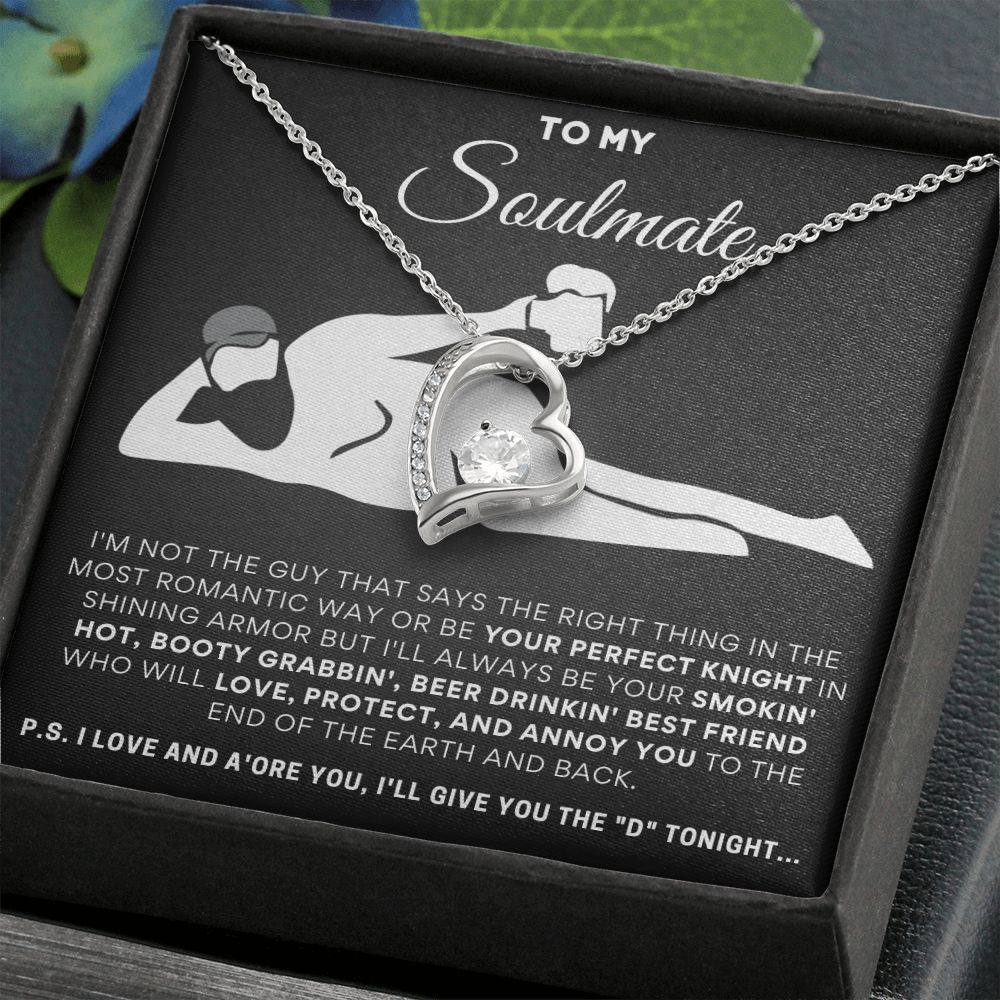 To My Soulmate, I'll Give You The D... Luxury Forever Love Necklace