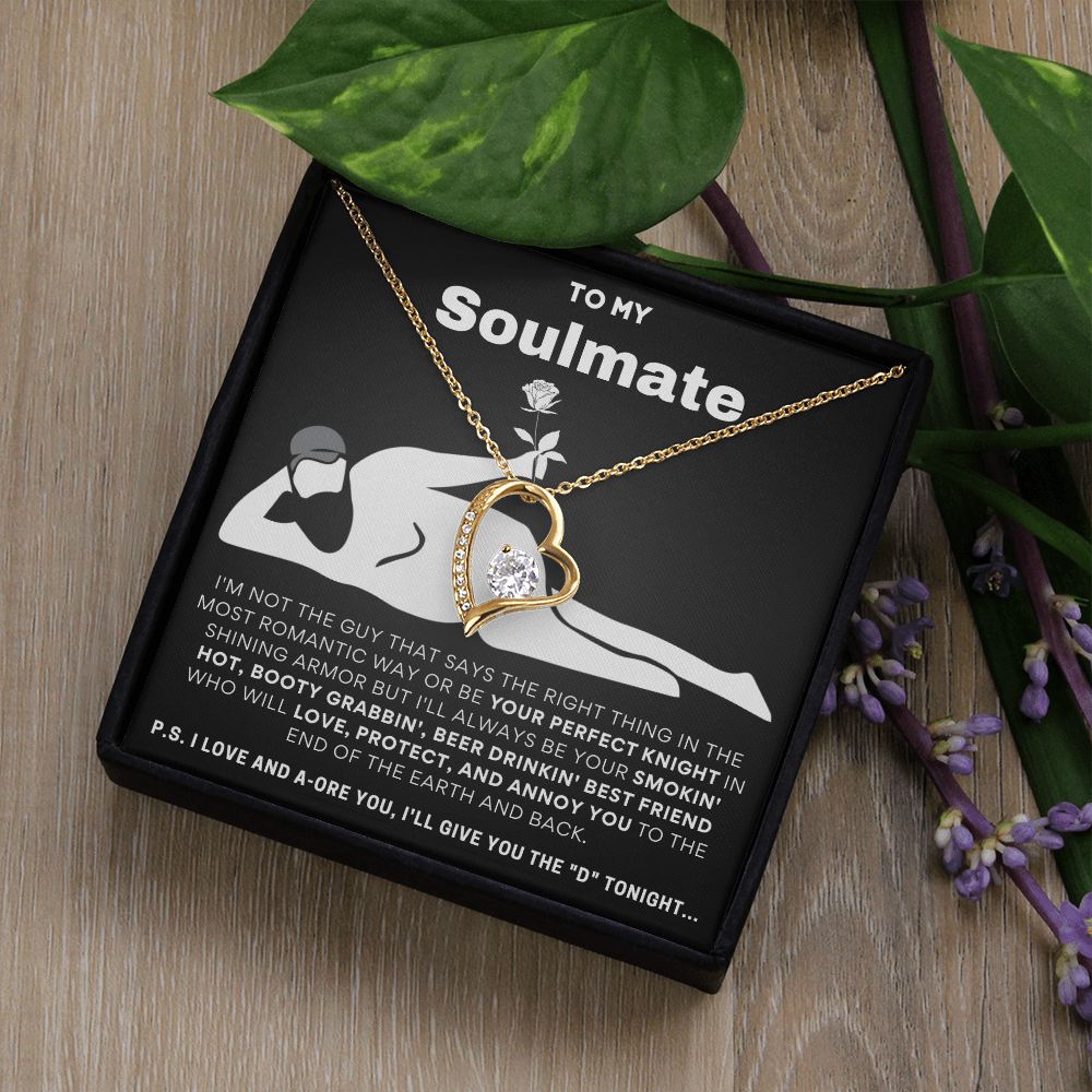 To My Soulmate, I'll Give You The D... Luxury Forever Love Necklace