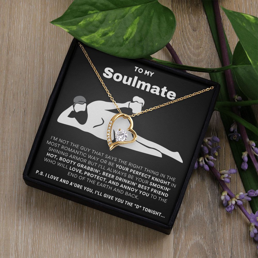 To My Soulmate, I'll Give You The D... Luxury Forever Love Necklace