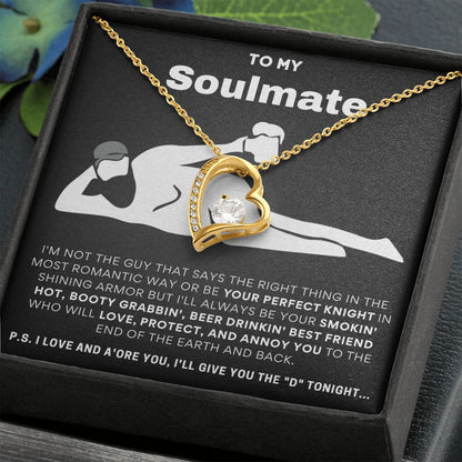 To My Soulmate, I'll Give You The D... Luxury Forever Love Necklace
