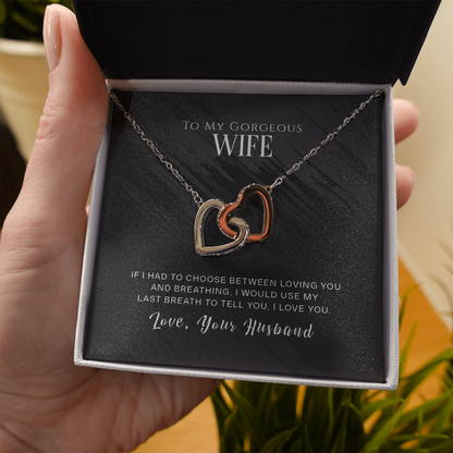 To My Gorgeous Wife, If I Had To Choose...