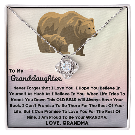 To My Granddaughter, From Grandma...