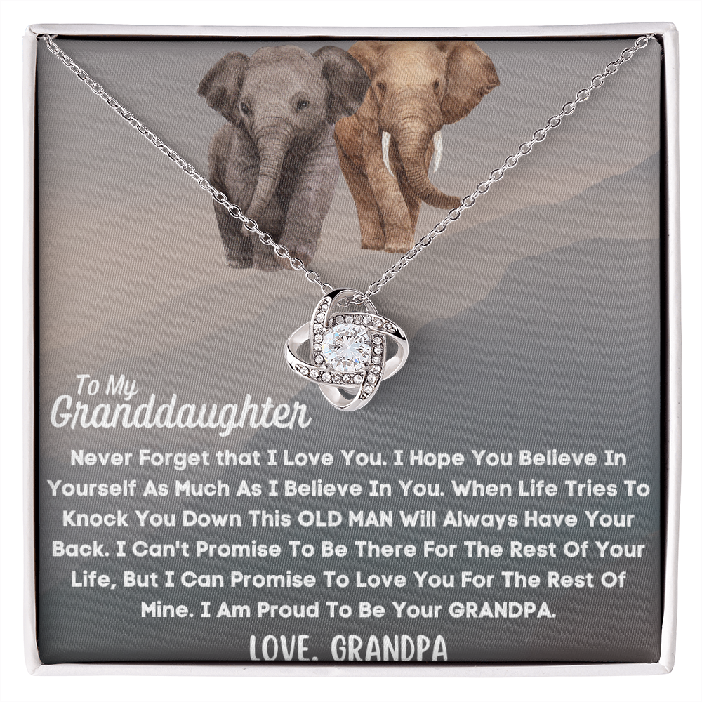To My Granddaughter, From Grandpa...