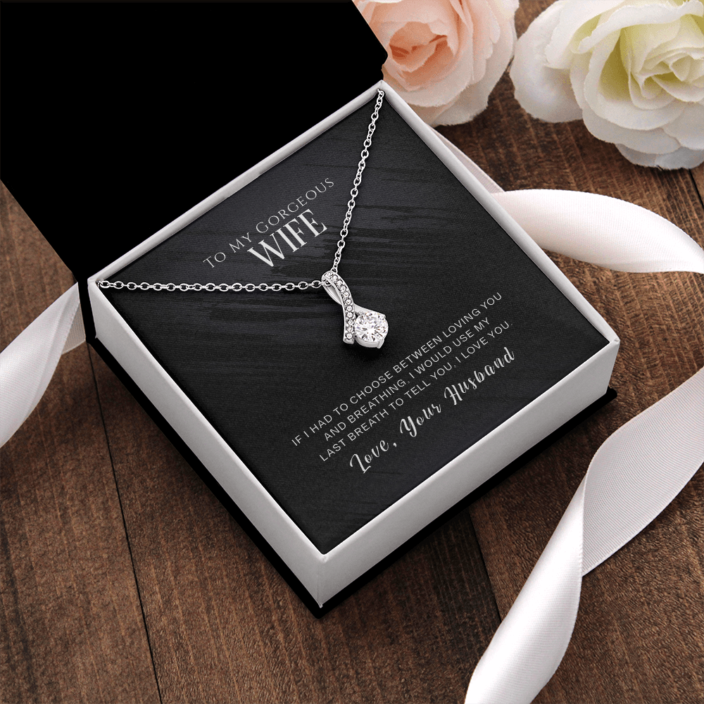 To My Gorgeous Wife, If I Had To Choose...