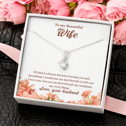 To My Beautiful Wife, If I Had To Choose...
