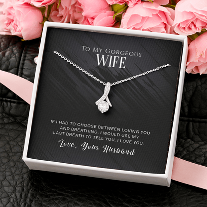 To My Gorgeous Wife, If I Had To Choose...