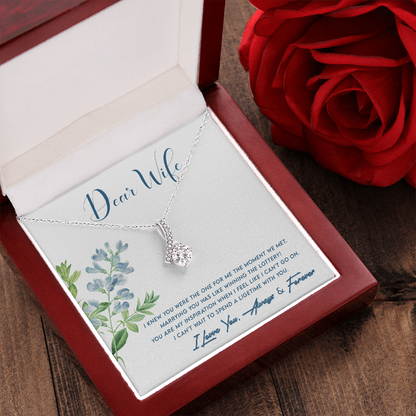 Dear Wife, You are the one...