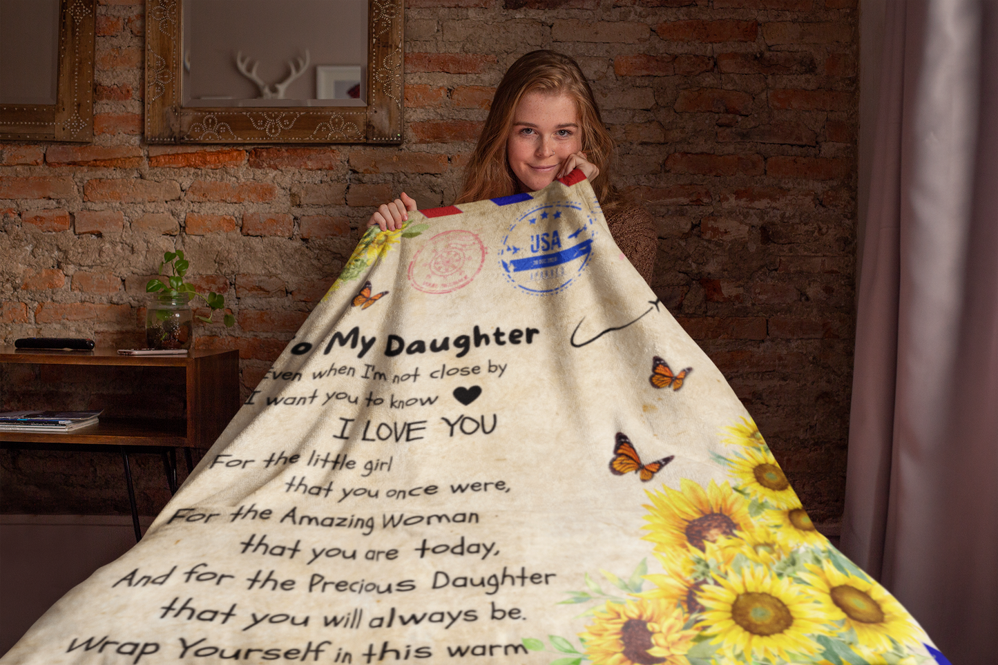 To My Daughter, From Dad... Premium Arctic Fleece Blanket